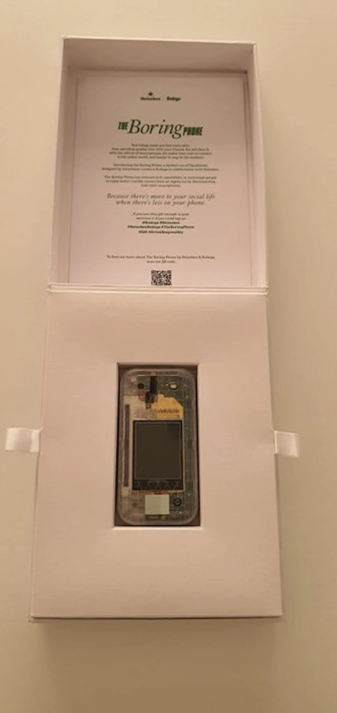 HMD Global ( Nokia) The boring phone ( prototype)...