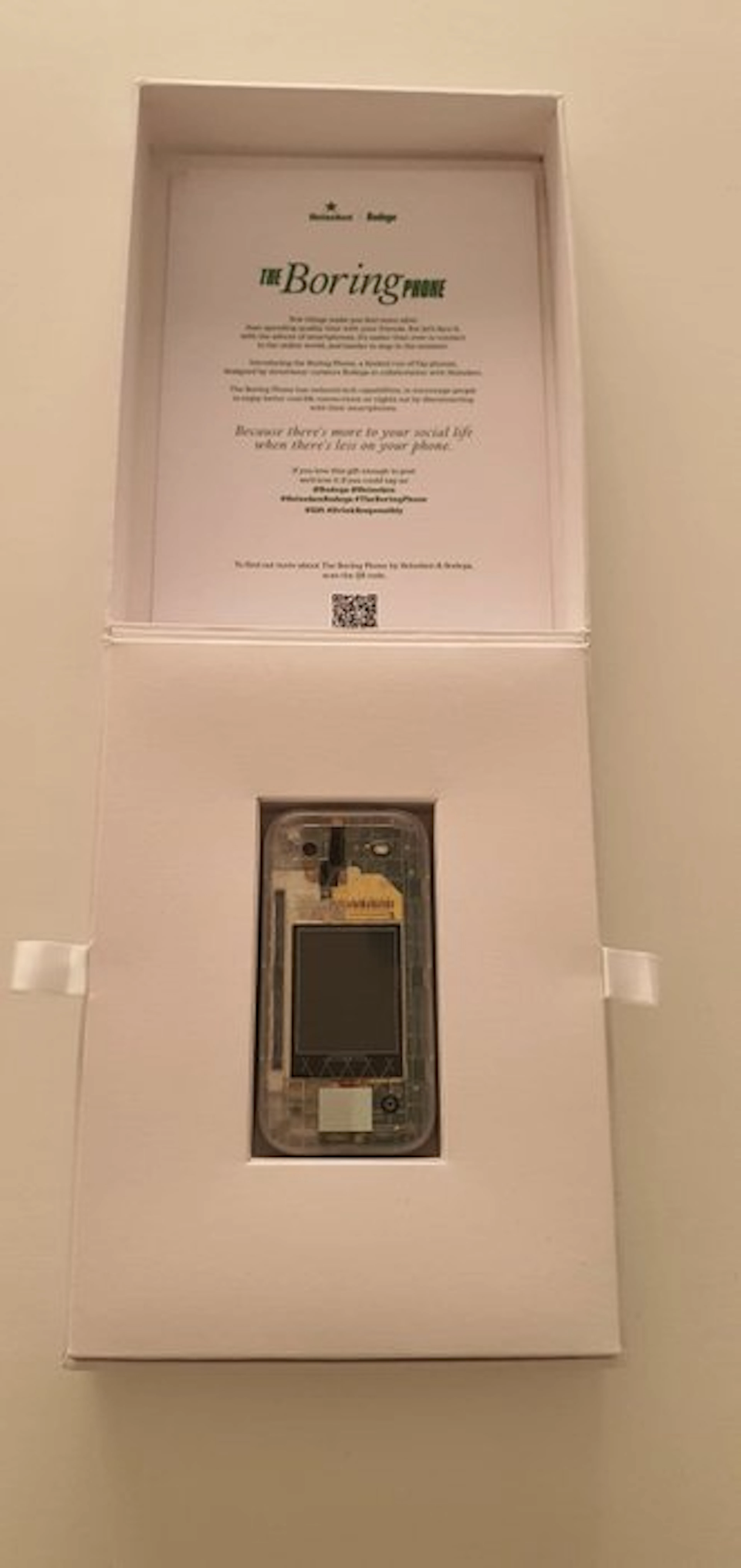 HMD Global ( Nokia) The boring phone ( prototype)...