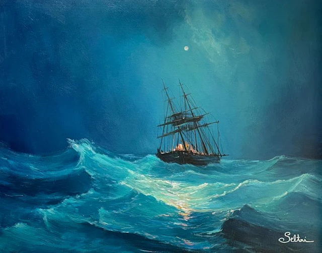 Mauro Seltri (1959) - Notturno blu