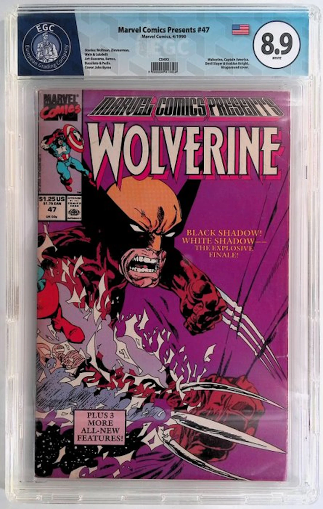 Marvel Comics Presents #47 - EGC 8.9 - 1 Graded comic - First edition - 1990