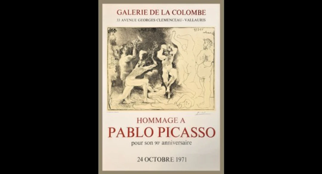 Pablo Picasso (1881-1973) - " Hommage à Pablo Picasso" 1971 - Mourlot