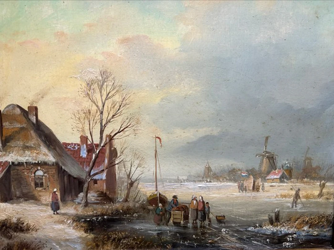 Hollandse school (XX) - IJspret