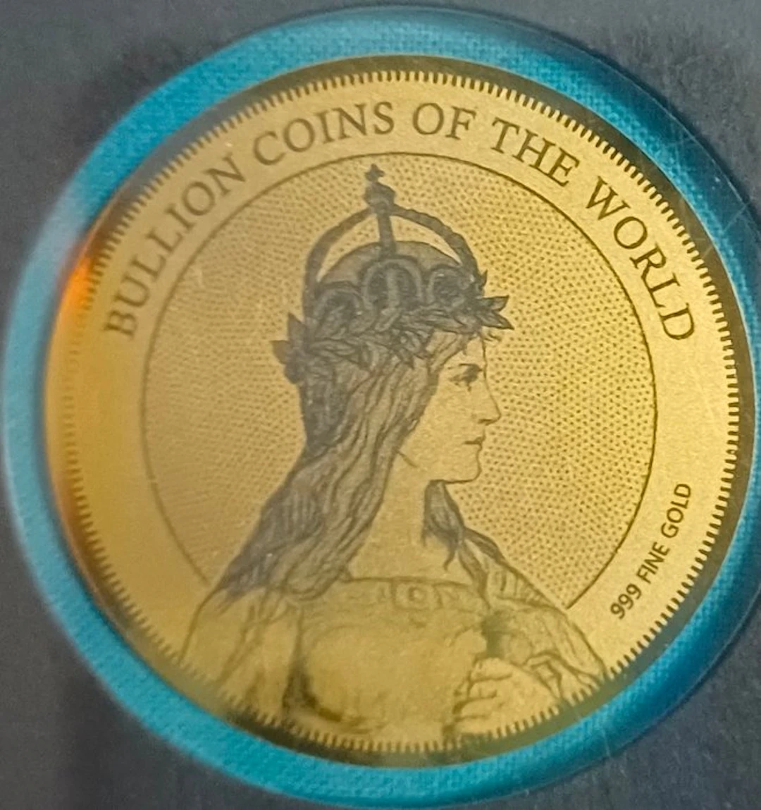 Chad. 5000 Francs 2020 Germania, 1/200 Oz (.999) mit CoA (No reserve price)