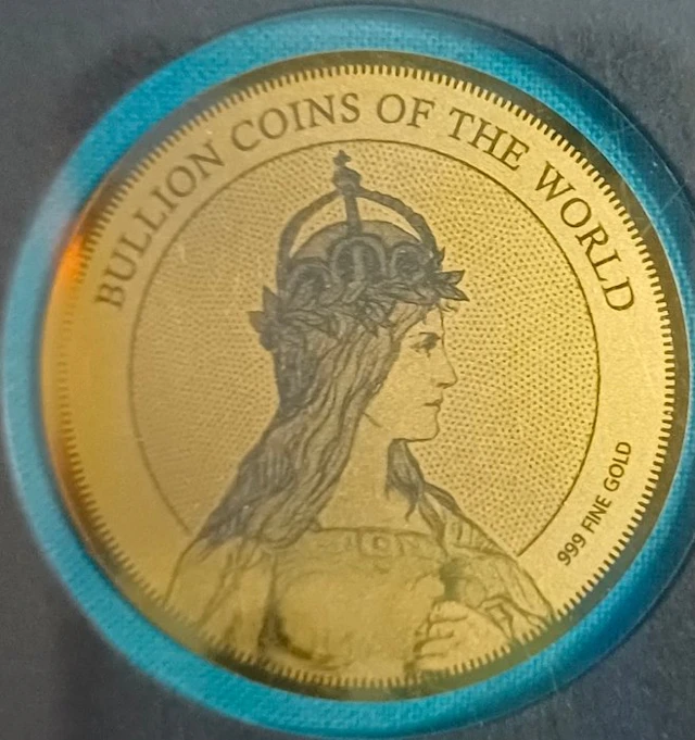 Chad. 5000 Francs 2020 Germania, 1/200 Oz (.999) mit CoA (No reserve price)