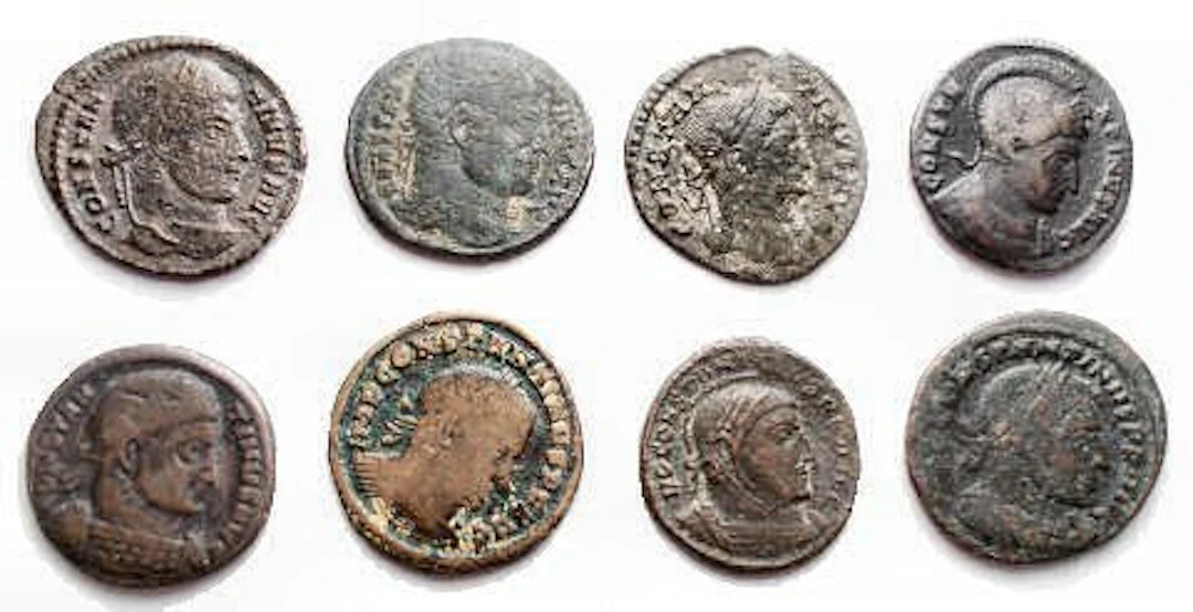 Roman Empire. Constantine I (AD 306-337). Lot of 8 pieces (No reserve price)