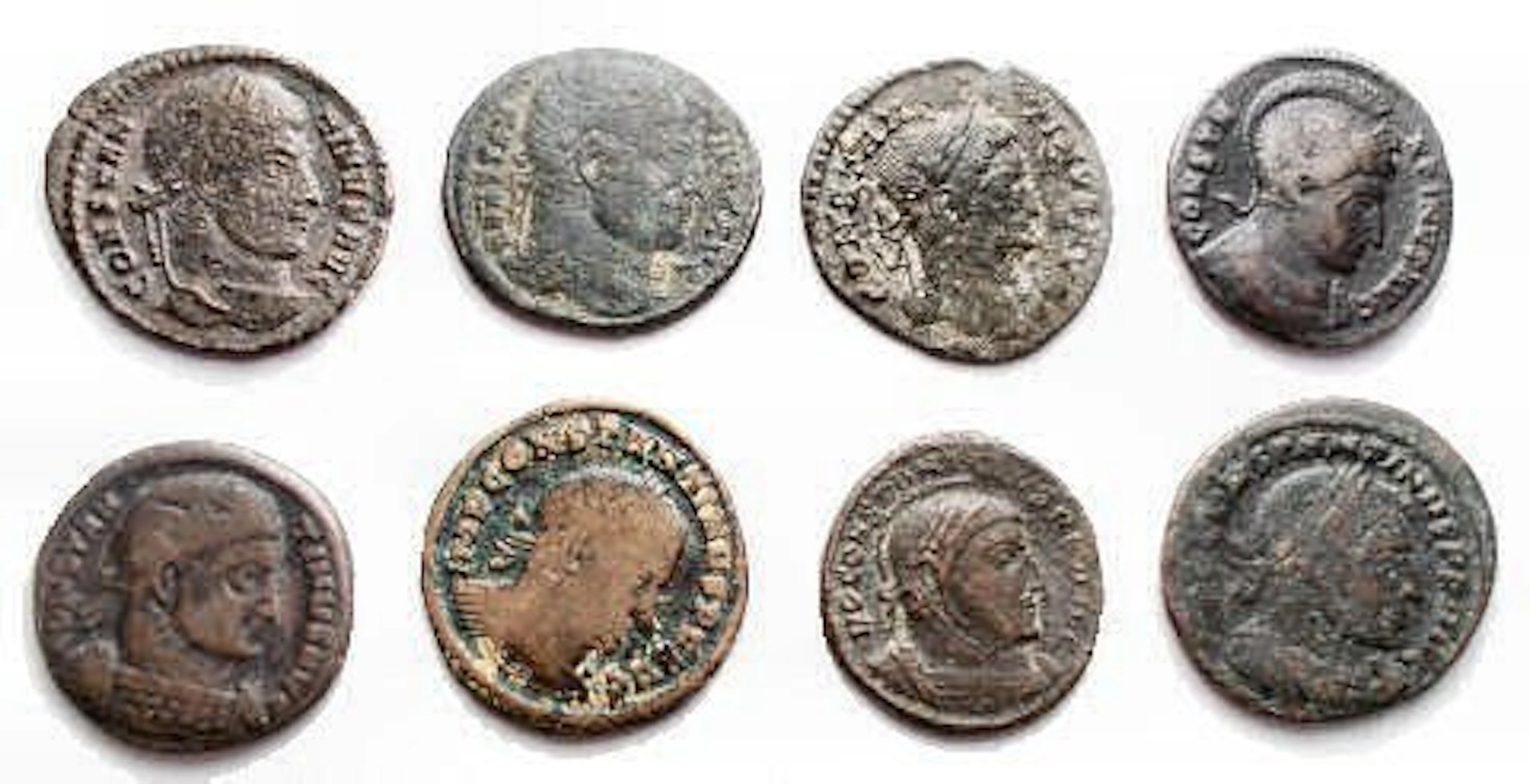 Roman Empire. Constantine I (AD 306-337). Lot of 8 pieces (No reserve price)