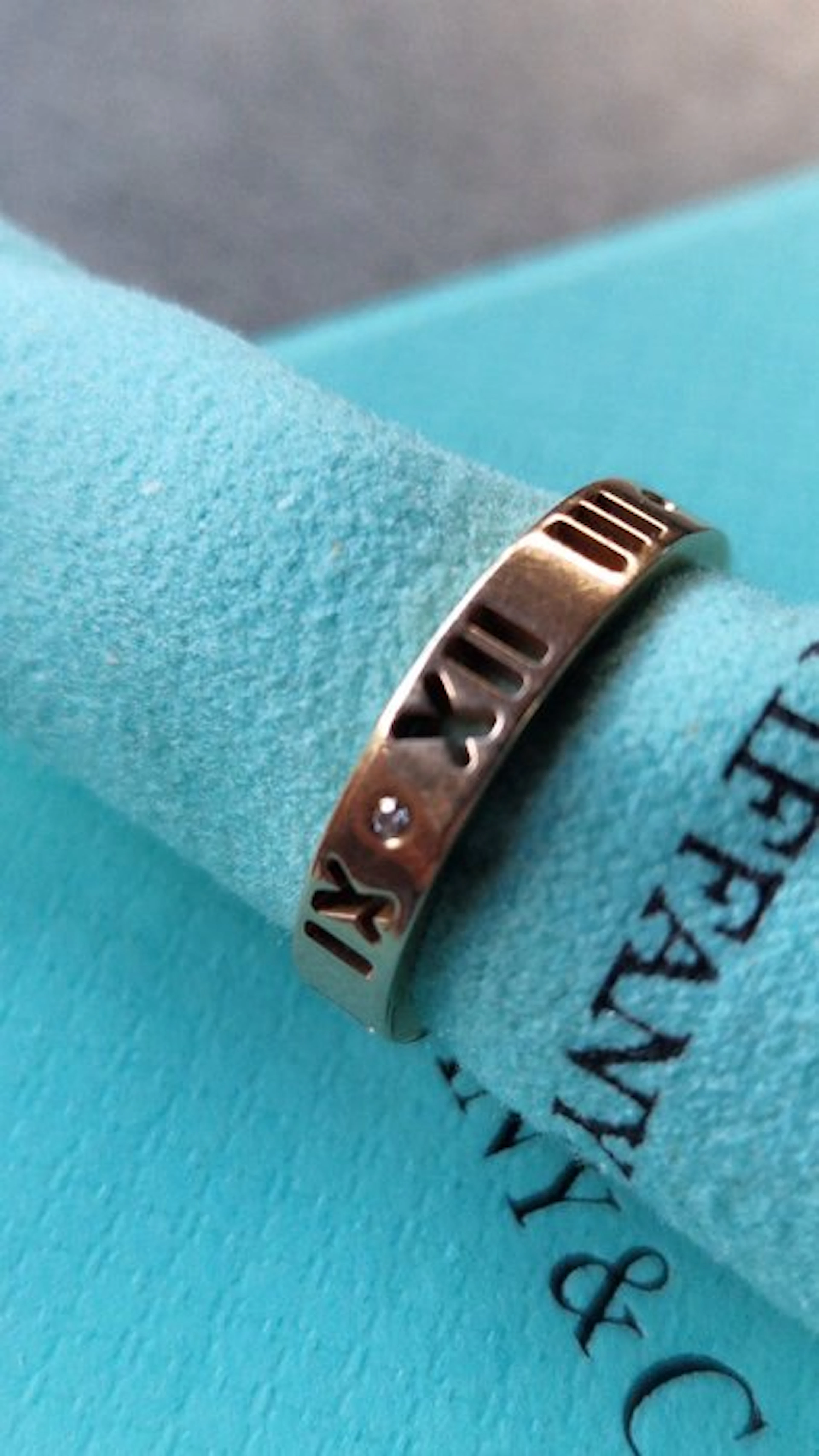 Tiffany & Co. - Ring - Atlas - 18 kt. Rose gold Diamond (Natural)