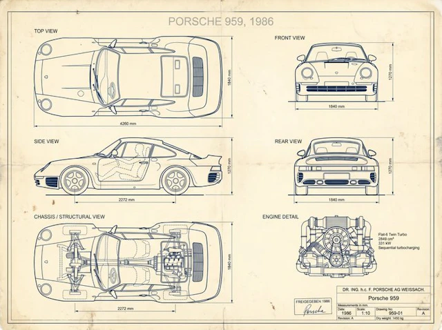 Shmidt.Art - Porsche - Porsche 959, 1986 - 1980s