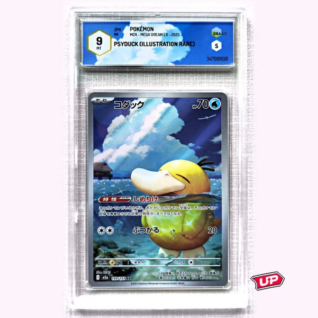 Pokémon Graded card - Pokémon - Psyduck (Illustration Rare) AR - Graad 9