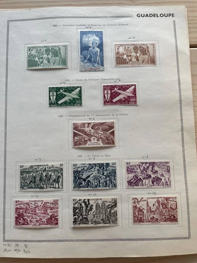 French Colonies - poste aériennes, superbe collection des differentes colonies