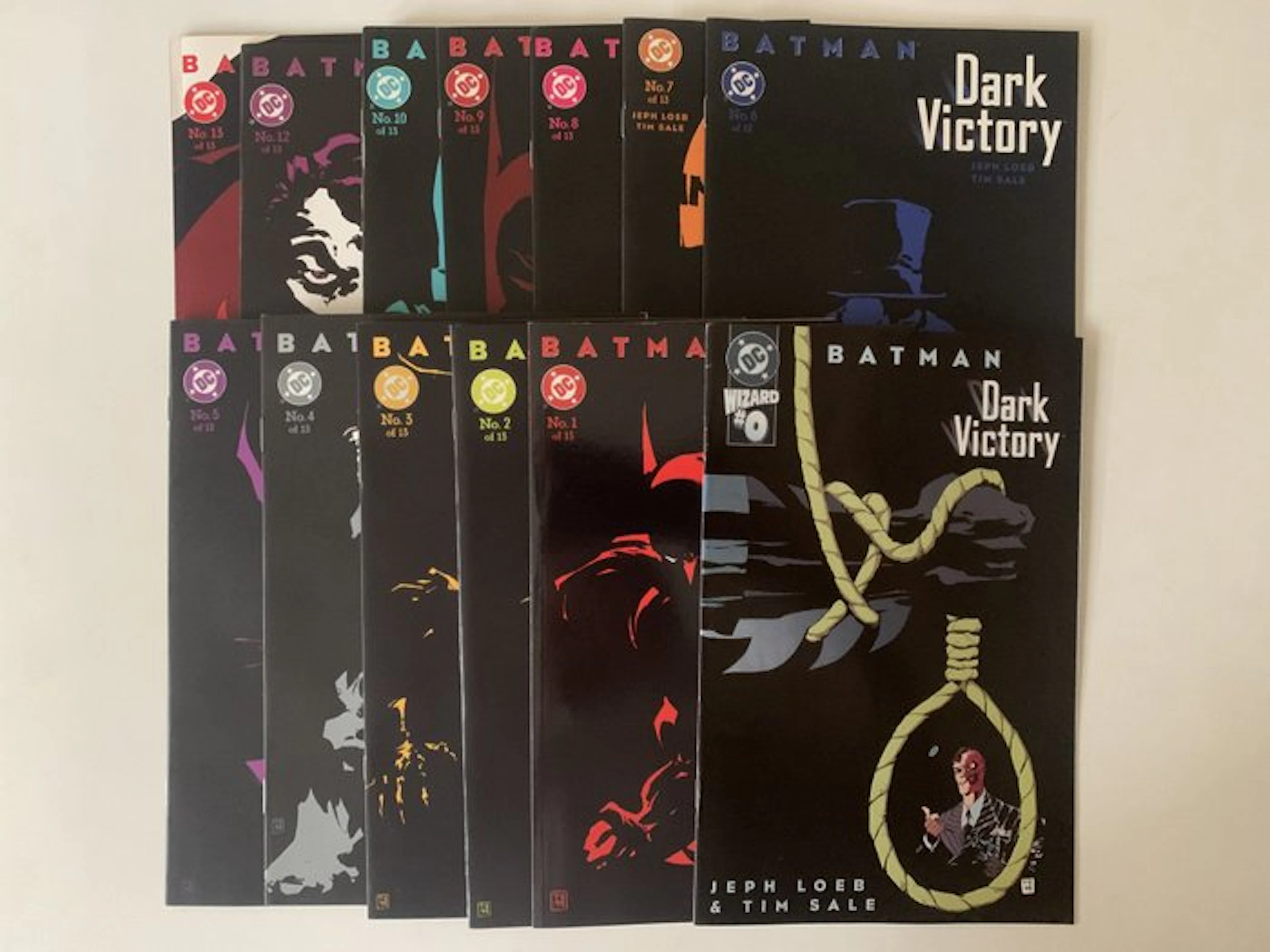 Batman # 0-13 - Dark Victory - 14 Comic - First edition