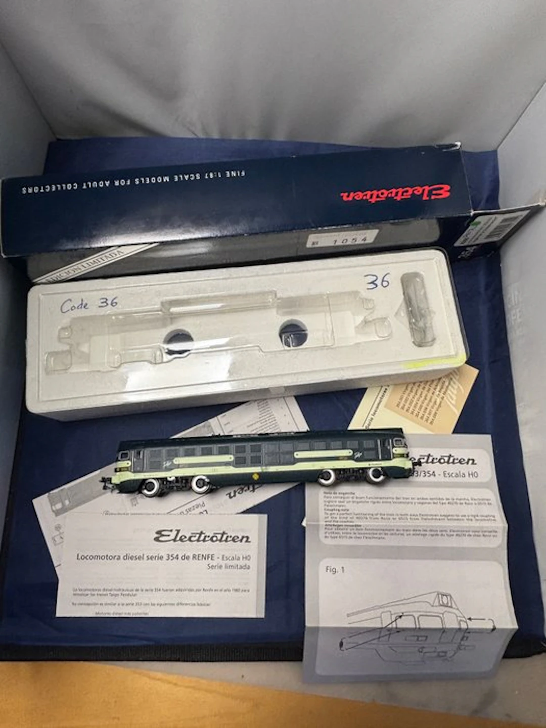Electrotren H0 - 2355 - Diesel locomotive (1) - Virgin of...