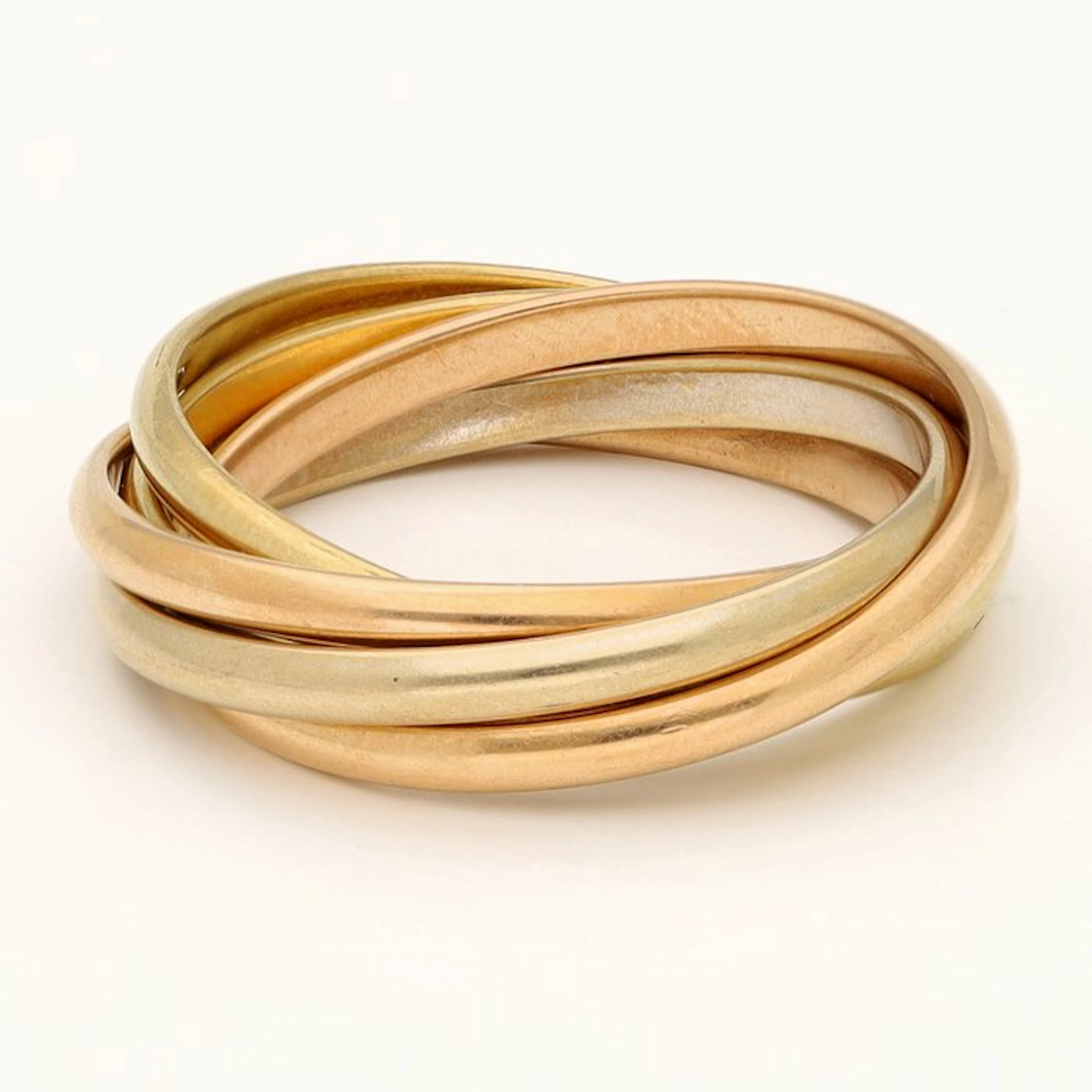 Ring - 18 kt. White gold, Yellow gold, Rose gold - Trinity - 5-bands