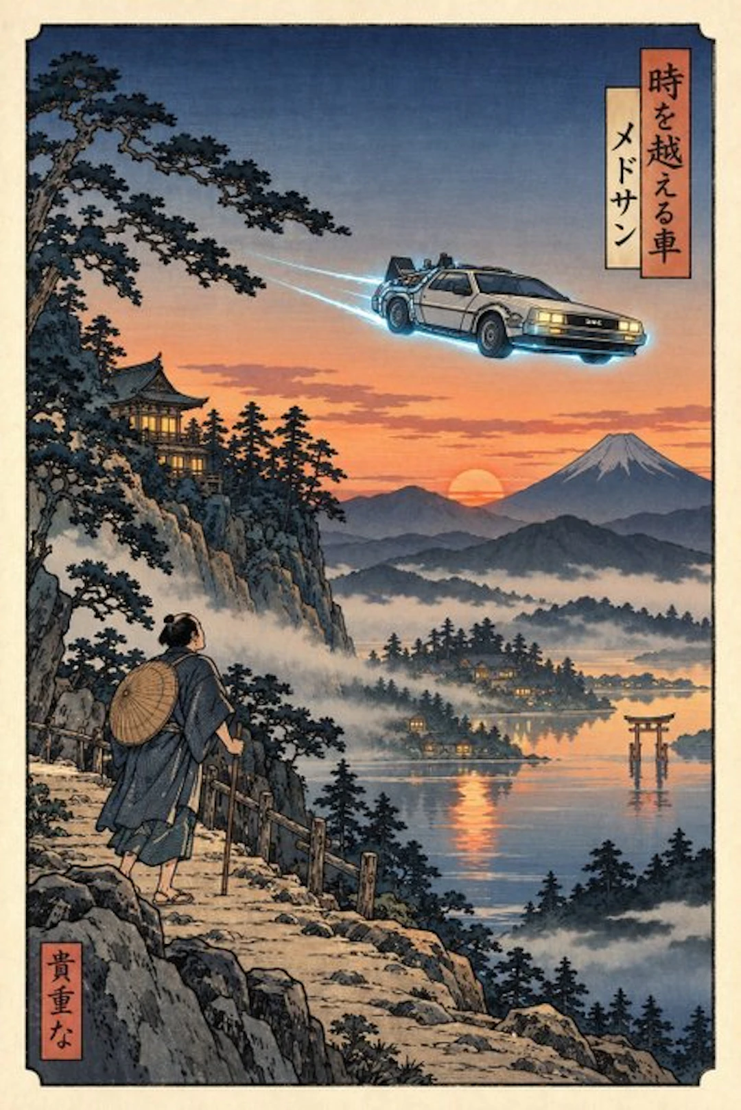 MEDSAN - Back to the Future DeLorean (時を越えるデロリアン) - UNIQUE WORK