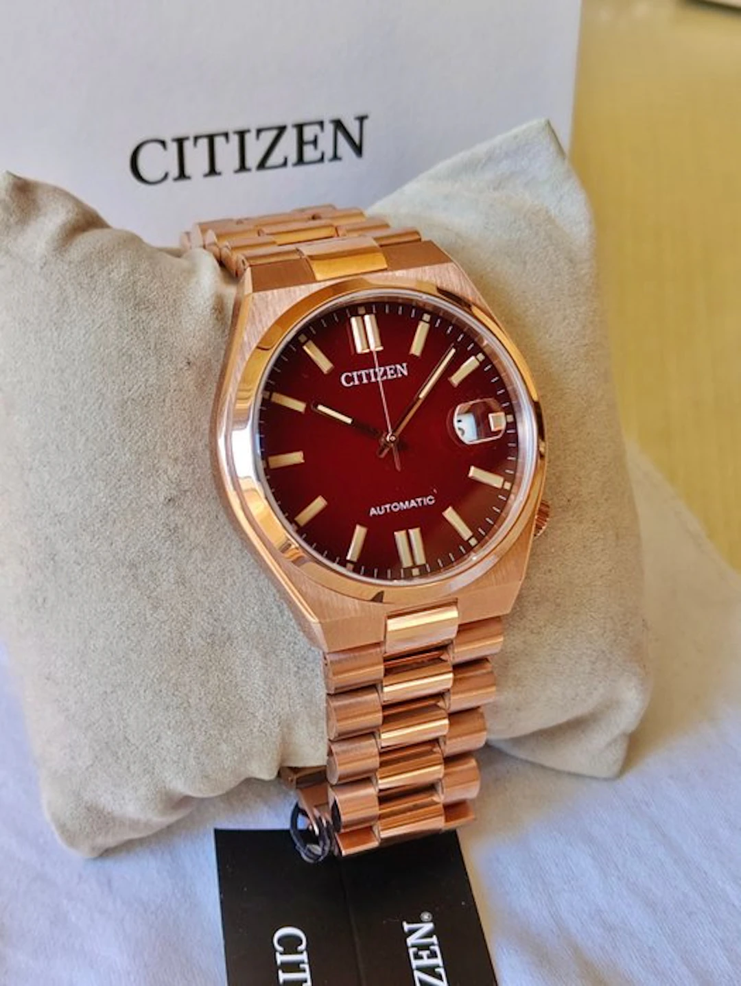 Citizen - Automatic Tsuyosa Red Burgundy and Gold - No...