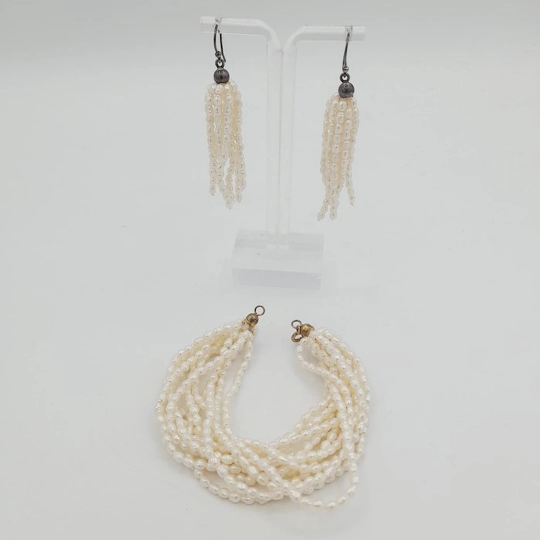 Silver - 2 piece jewellery set