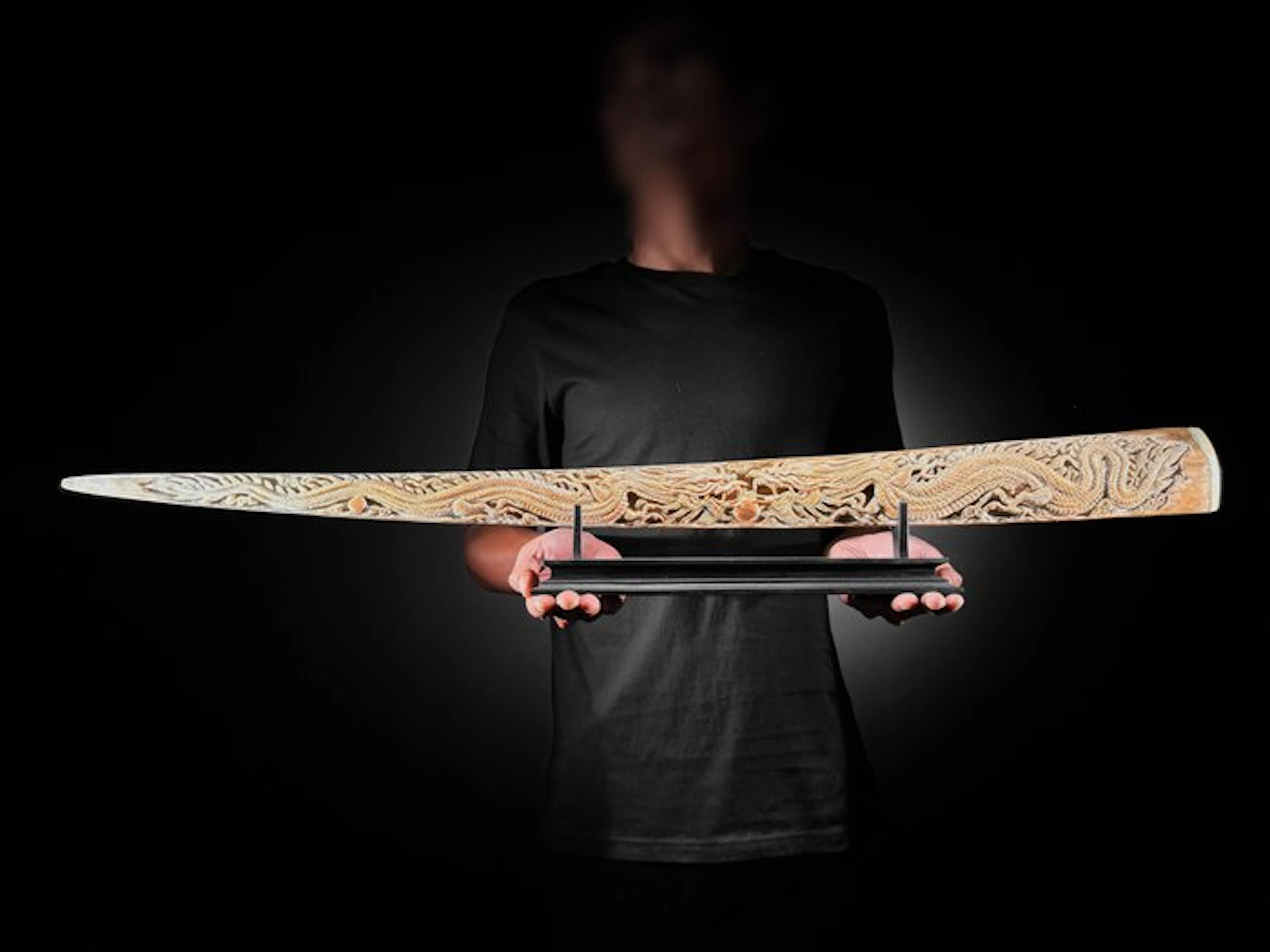 NO RESERVE PRICE - Stunning Extra Large Carved Swordfish...