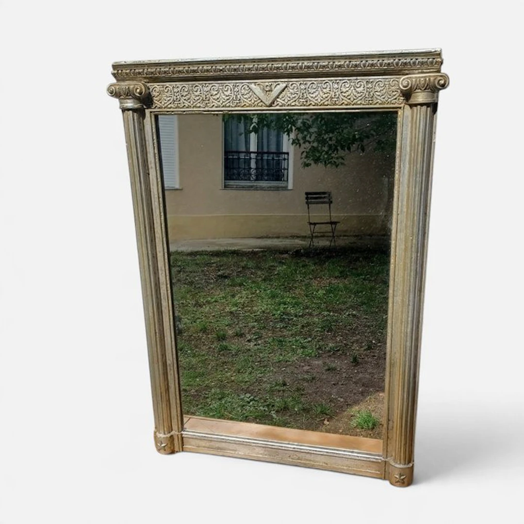Overmantel mirror - Wood - Masonic Lodge Mirror