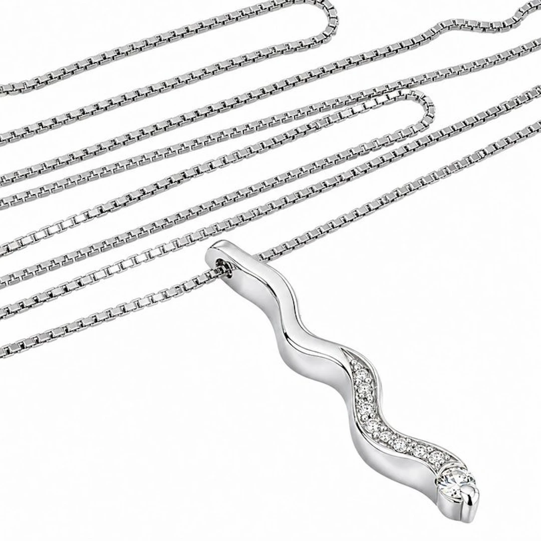 Necklace with pendant - 18 kt