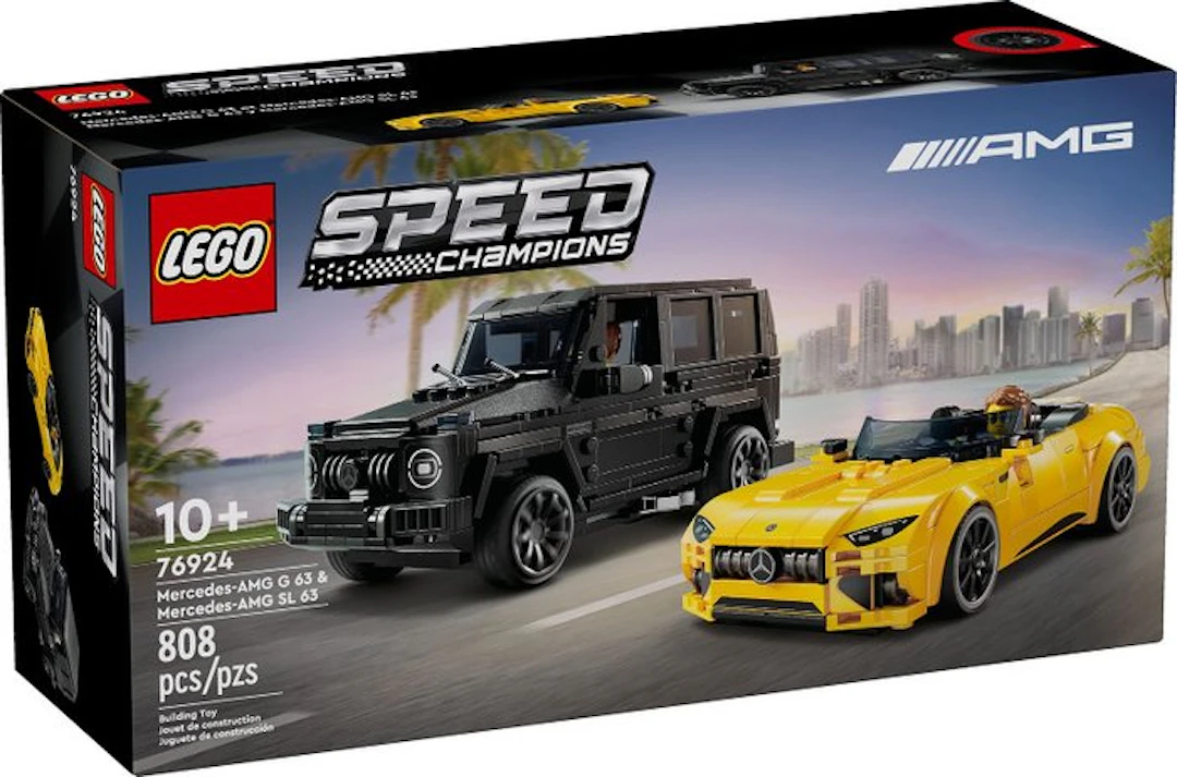LEGO Set - 76924 - Speed Champions - Mercedes-AMG G 63 & Mercedes-AMG SL 63