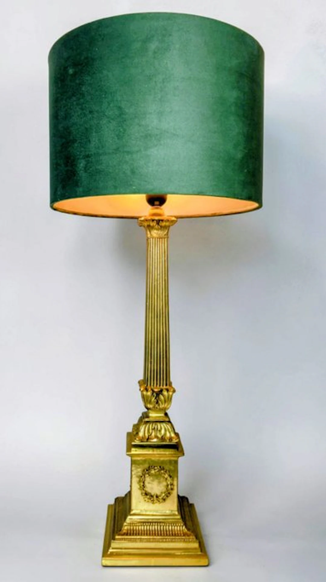 Table lamp - XL French Empire Lamp - 77 cm - Brass