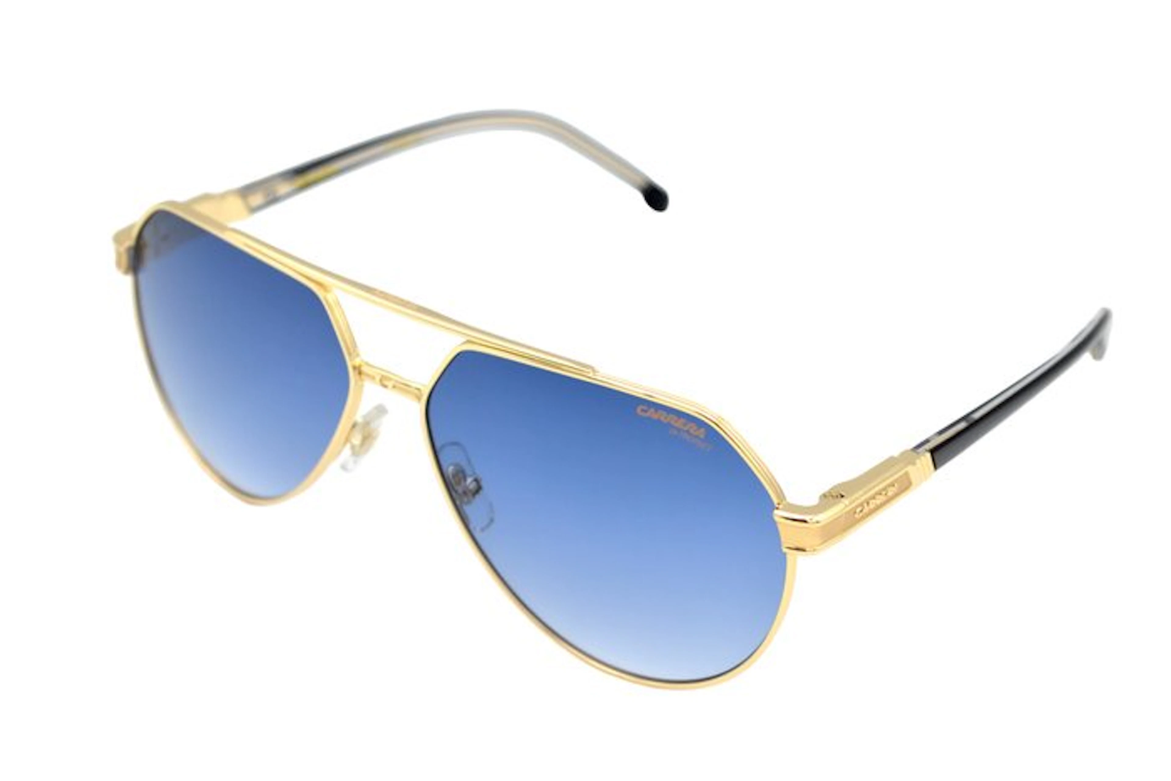 Carrera - 1067S - Aviator Gold Metal Design - Blue Lenses - *New* - Sunglasses