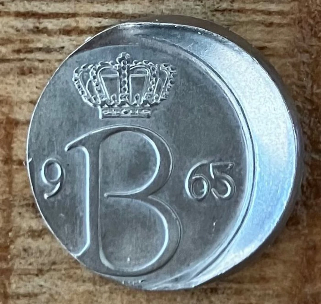 Belgium. Misslag 25 centimes 1965 België (No reserve price)