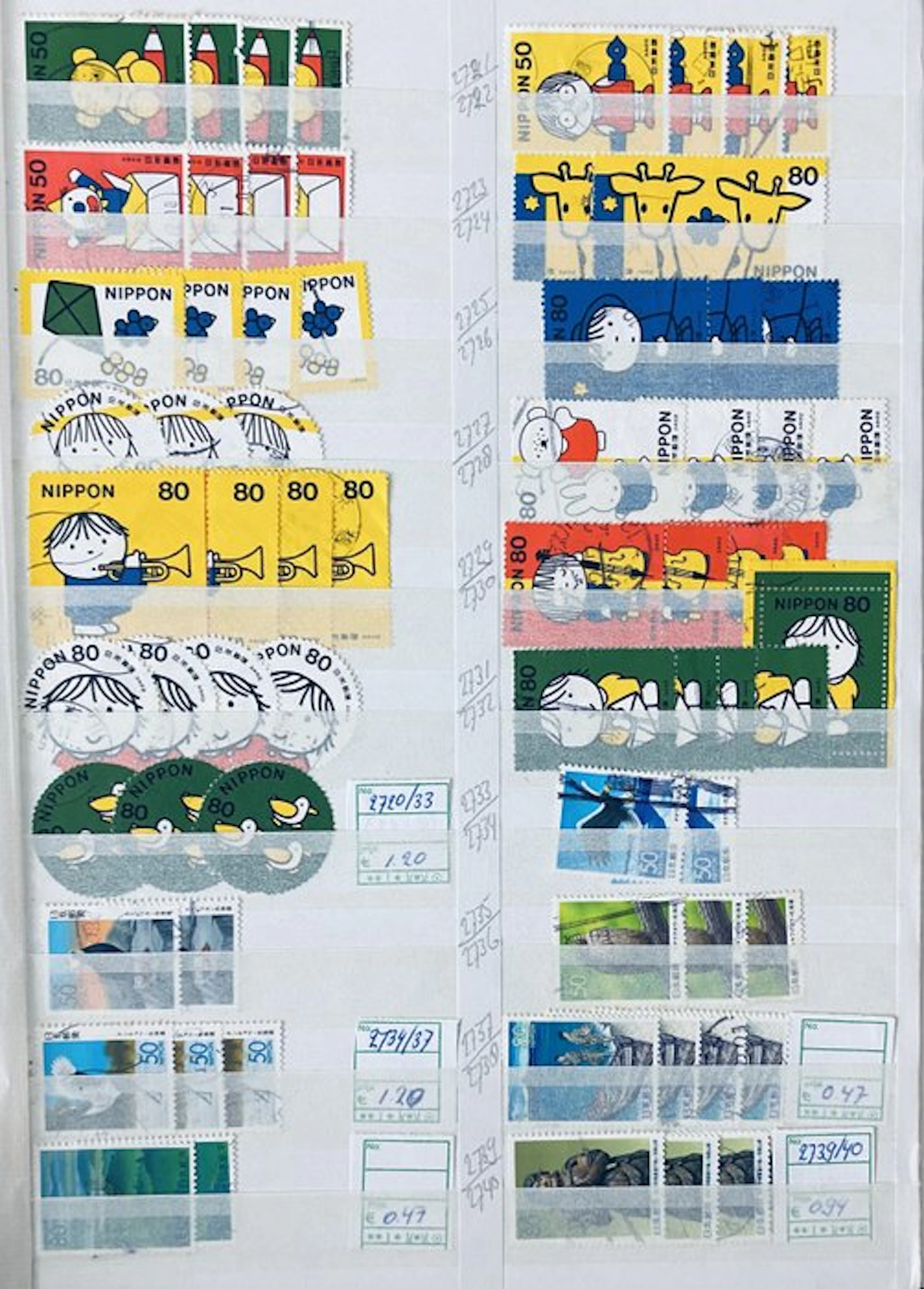 Japan - Collection / Inventory Japan in Album