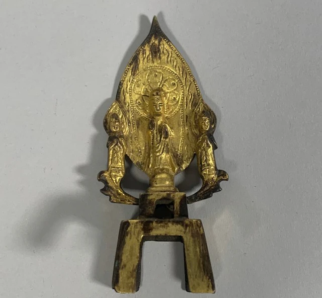 Ancient Chinese Gilded Bronze Boddhisattva - Wei Epoch (386–534) - 12 cm
