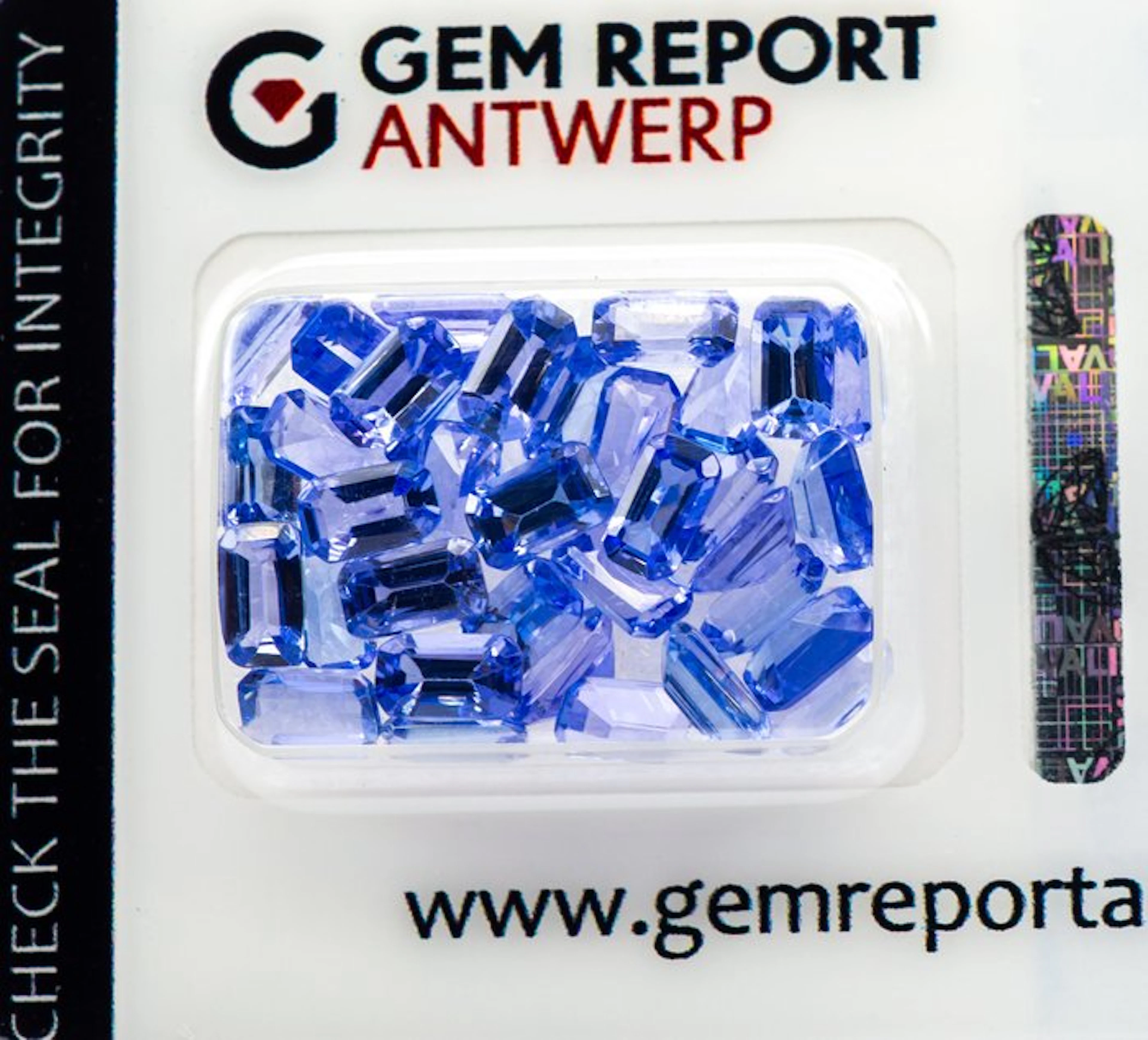 No reserve price - 35 pcs Tanzanite - 9.75 ct - Gem...