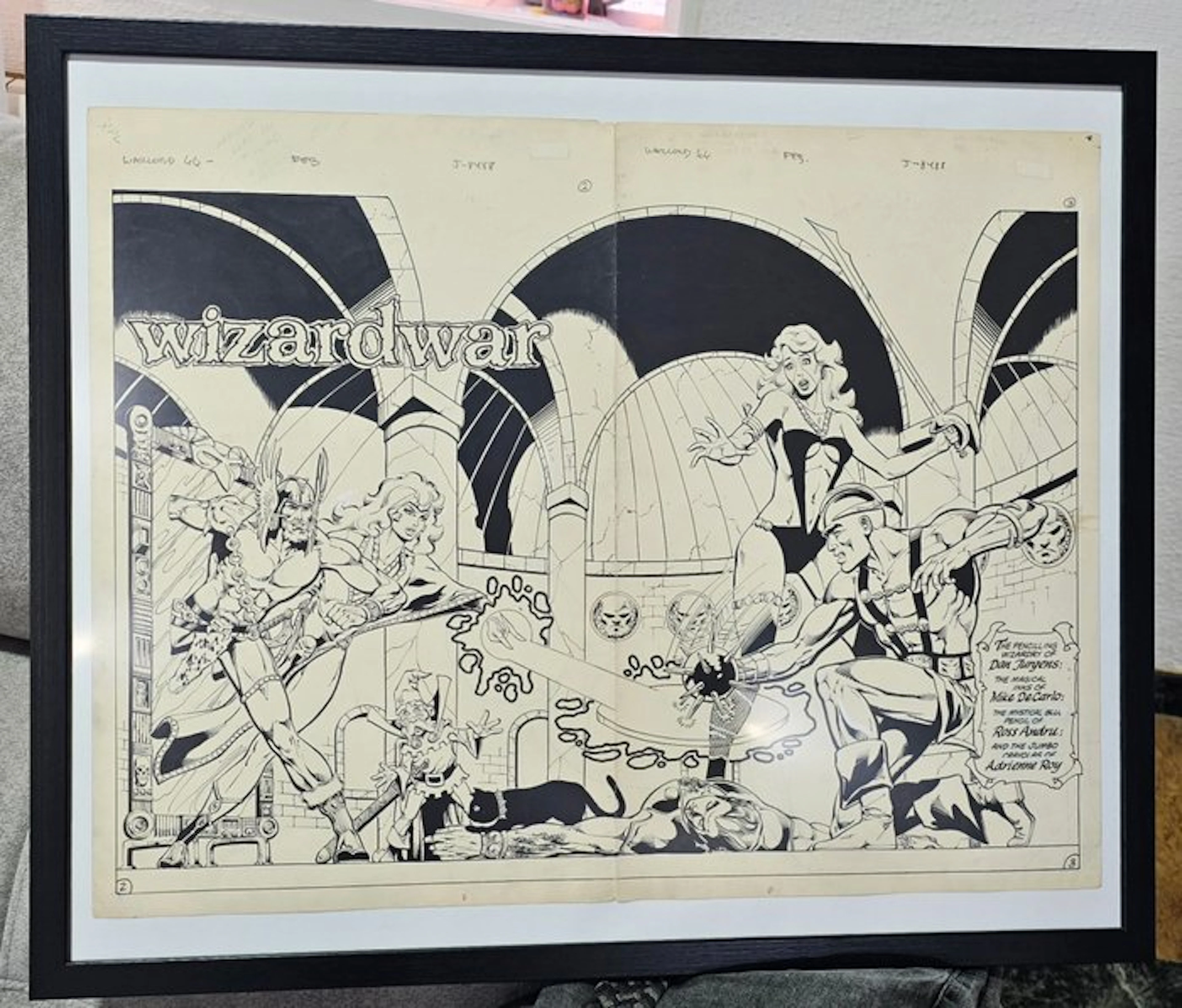 Dan Jurgens & Mike de Carlo - 1 Original page - Dc cómic...