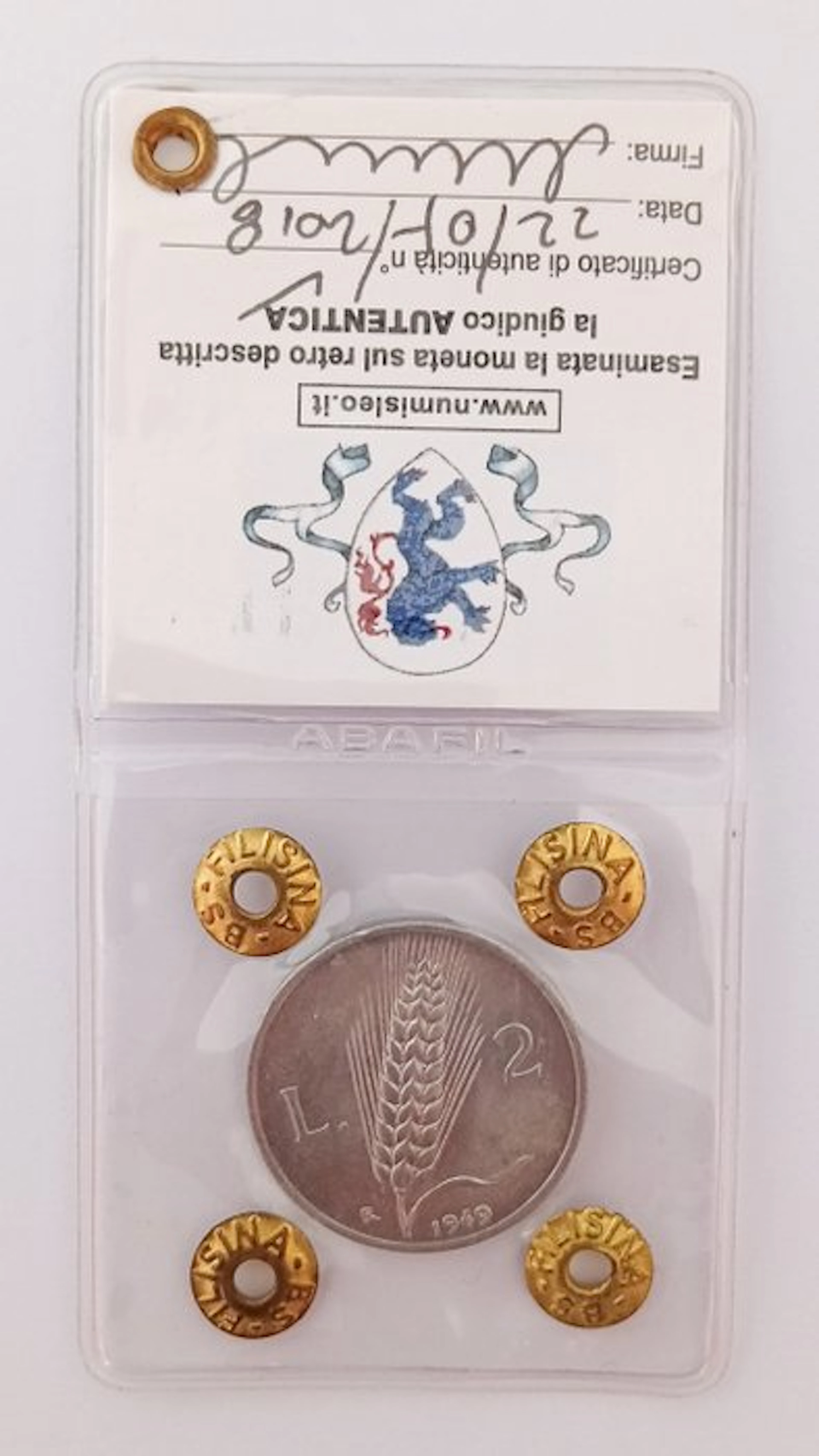 Italy, Republic 2 Lire 1949 "Spiga" (No reserve price)
