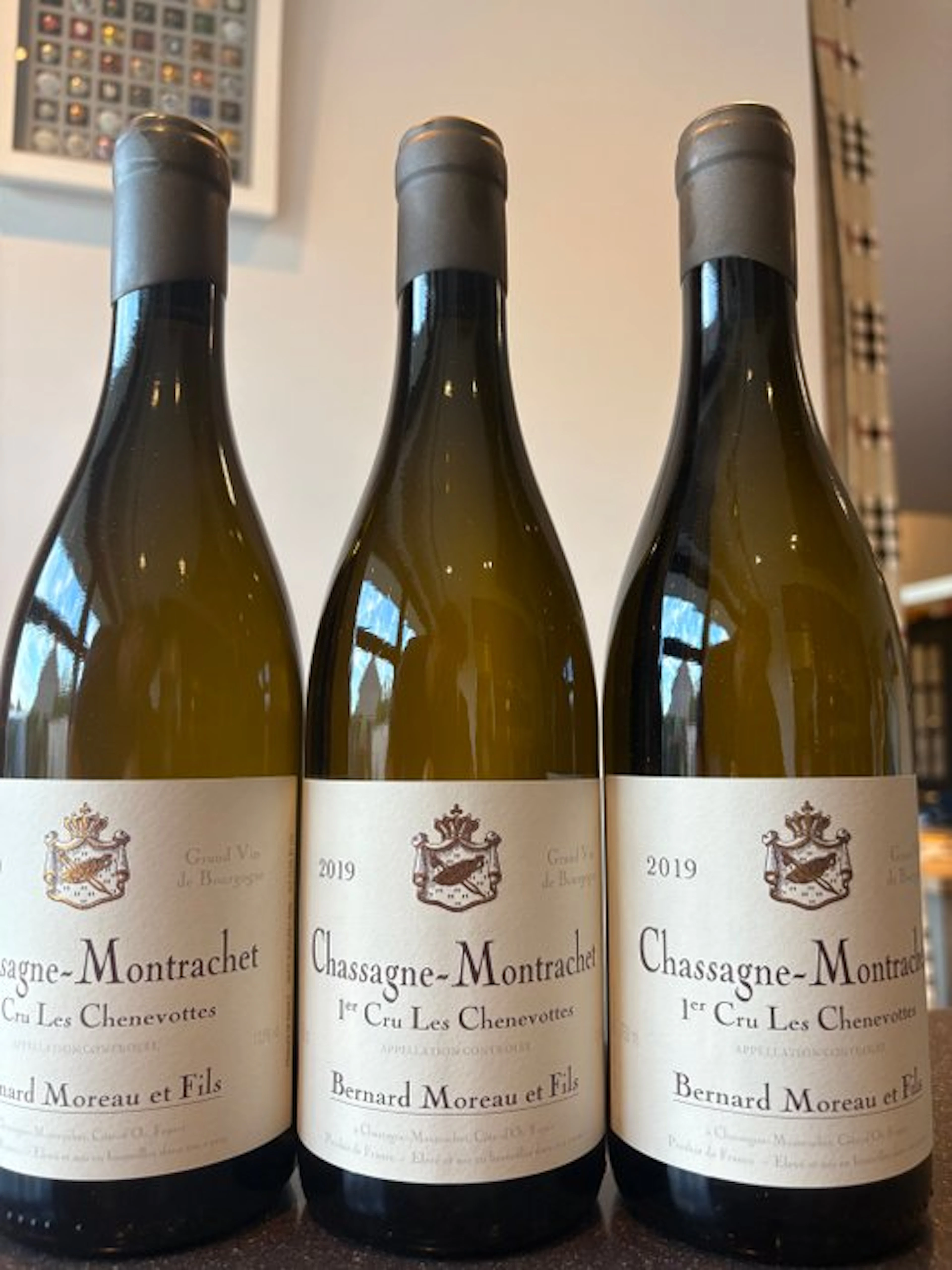 2019 Bernard Moreau "Chenevottes" - Burgundy 1er Cru - 3 Bottles (0.75L)