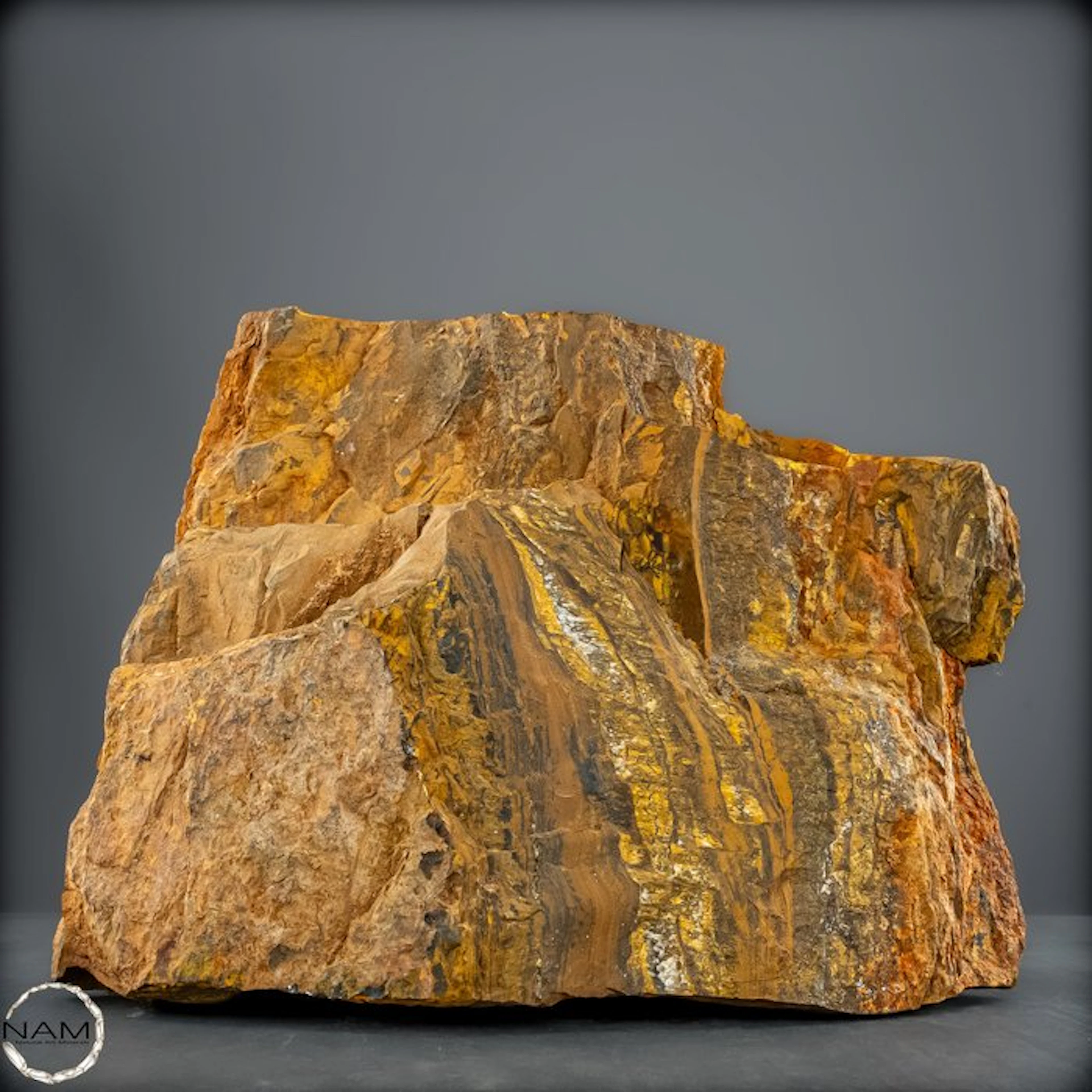 Powerful tiger's eye obelisk – Natural elegance from China- 8143.13 g