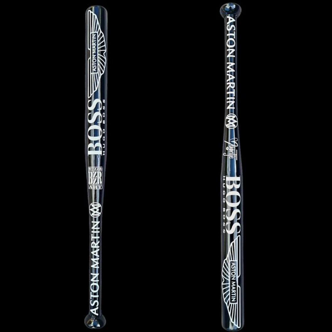 Moontje - Aston Martin x Hugo Boss Baseball Bat Blck edition.