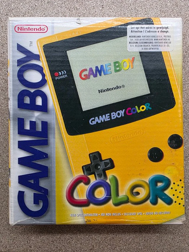 Nintendo - Gameboy Color - First Edition - Bee Yellow...