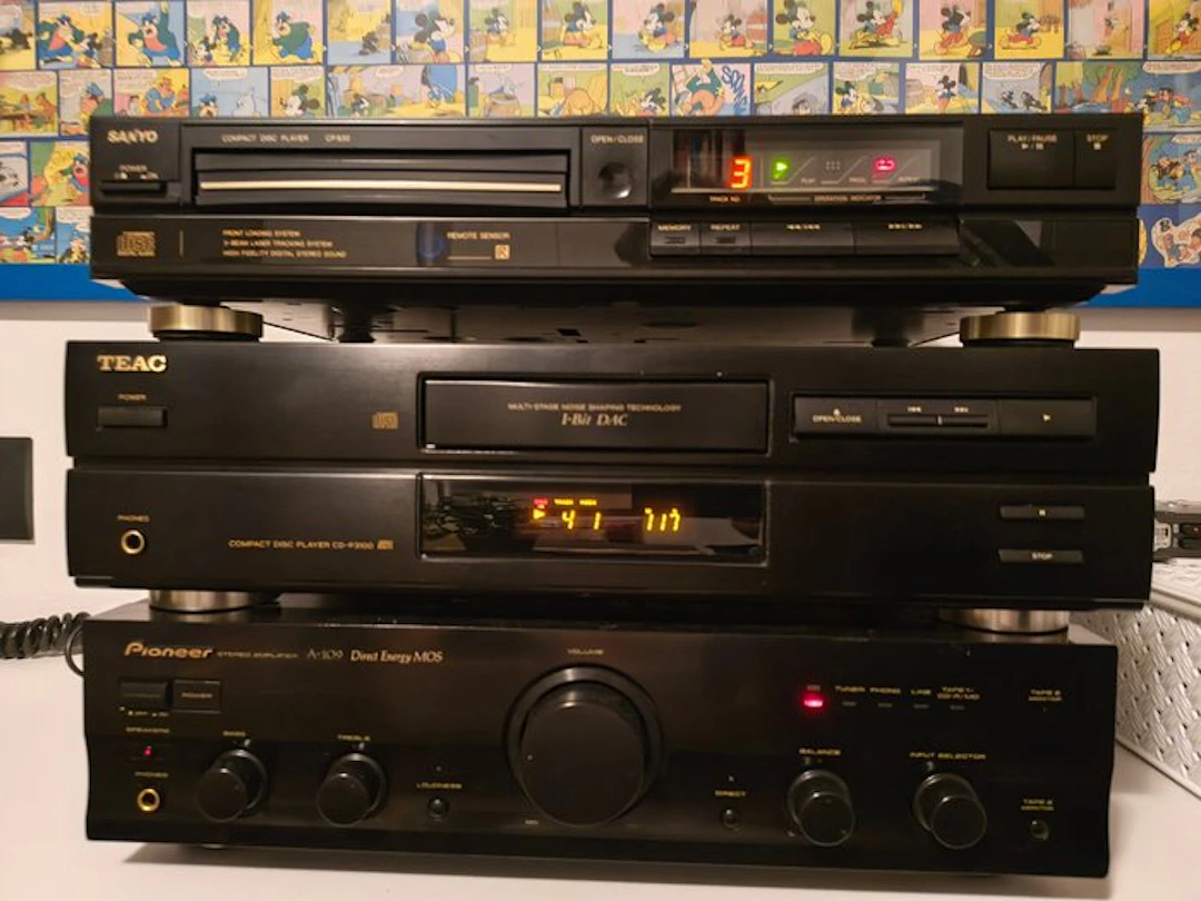TEAC, Pioneer, Sanyo - CD-P3100 - A-109 - CP830 Stereo set - Multiple models