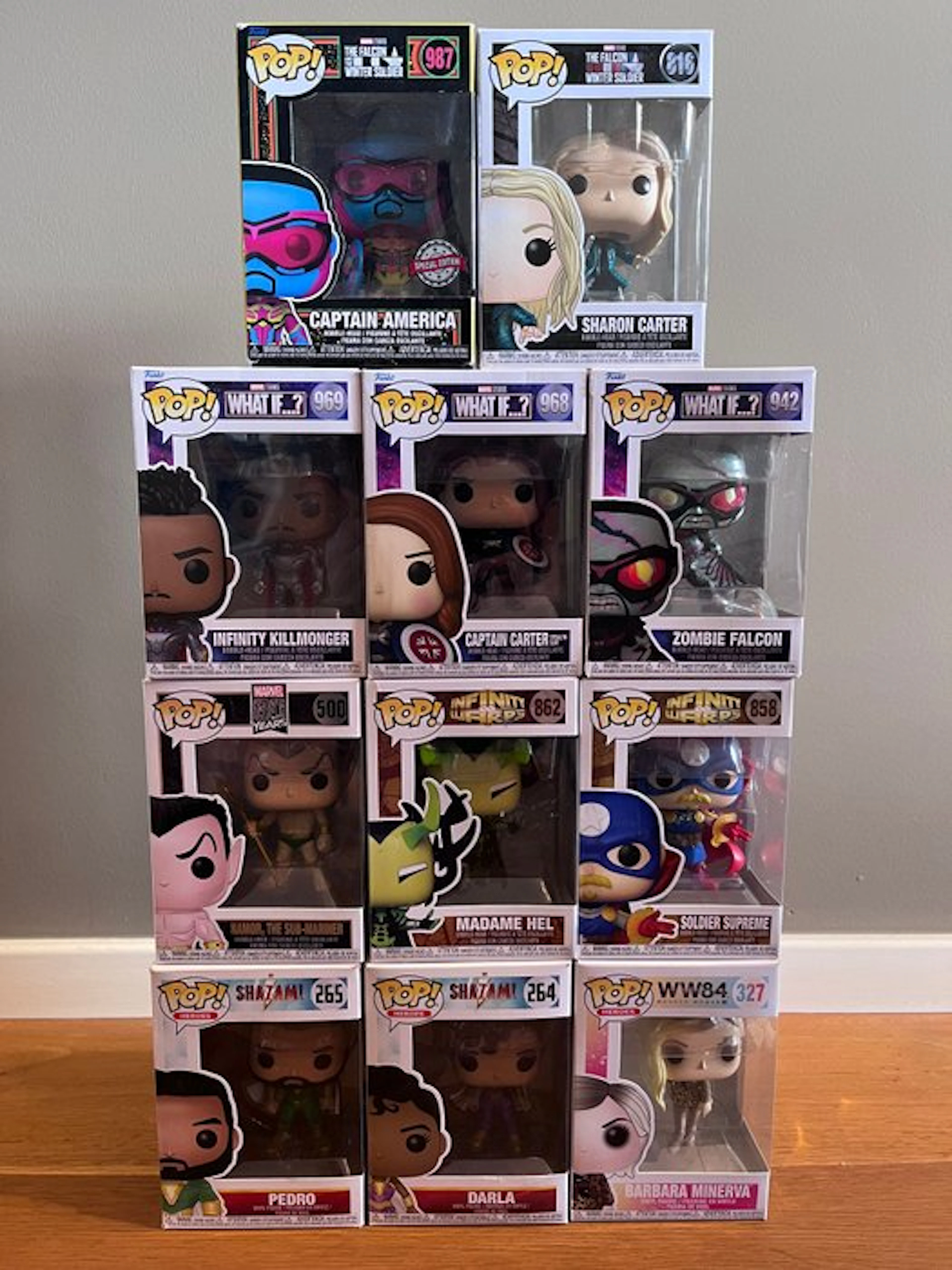 Funko - Funko Pop - MARVEL STUDIOS (8x) /// DC (3x) - 2010-2020