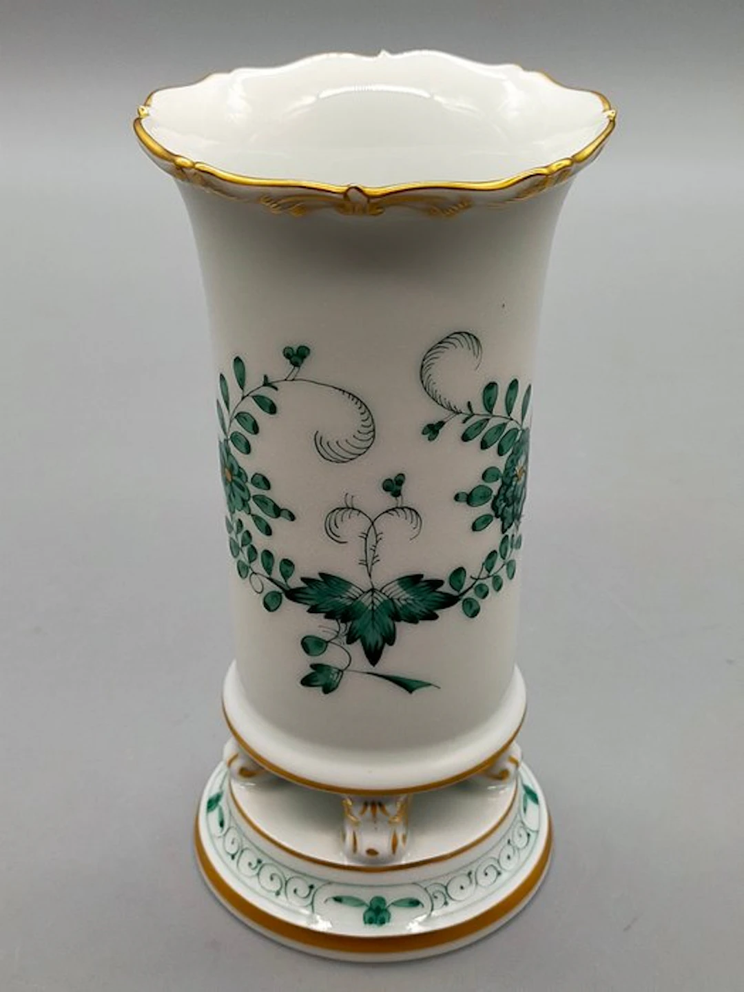 Meissen - Vase - Porcelain vase with Indian painting