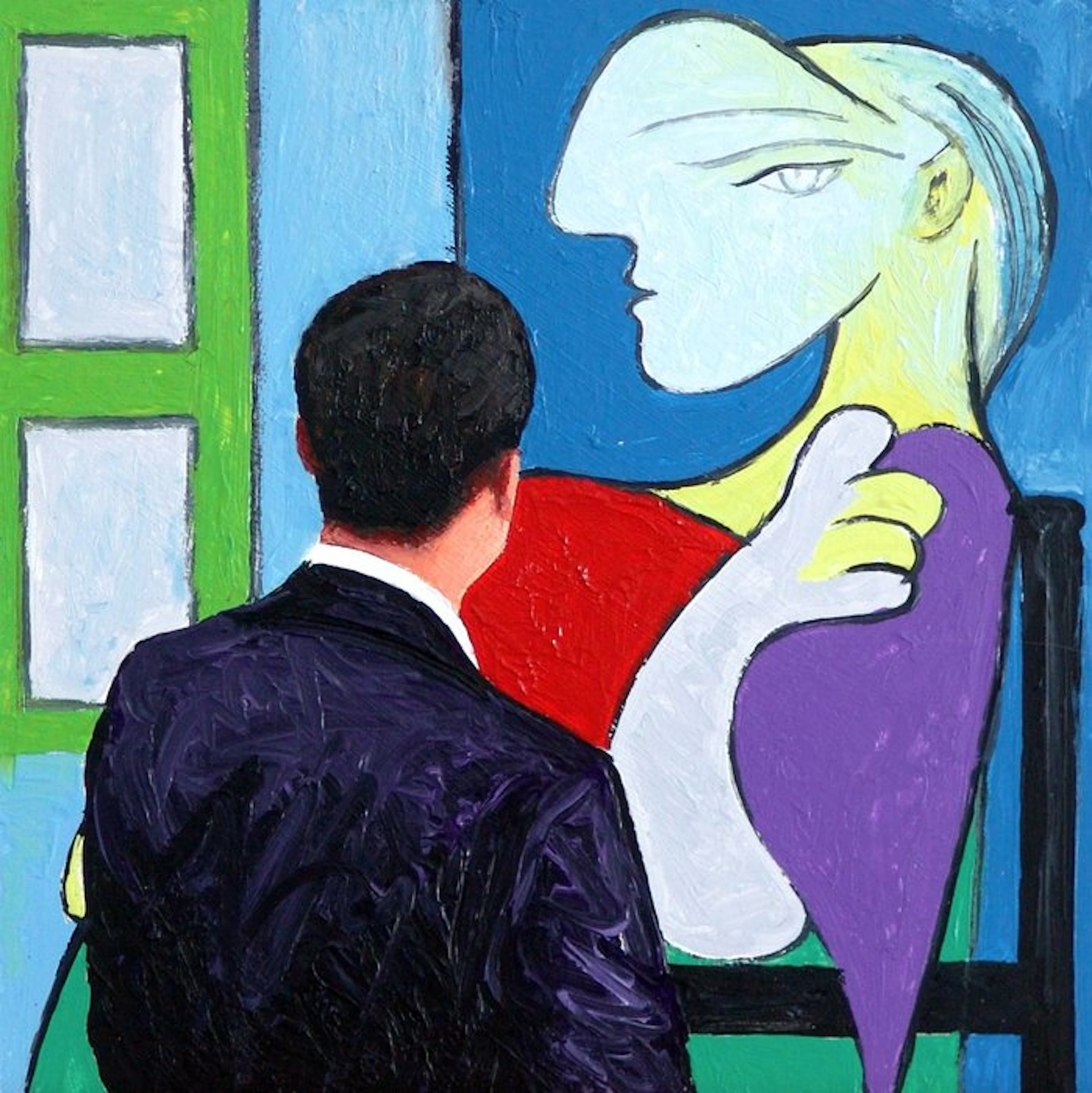 Gerard Boersma (1976) - Woman Sitting At Venster...