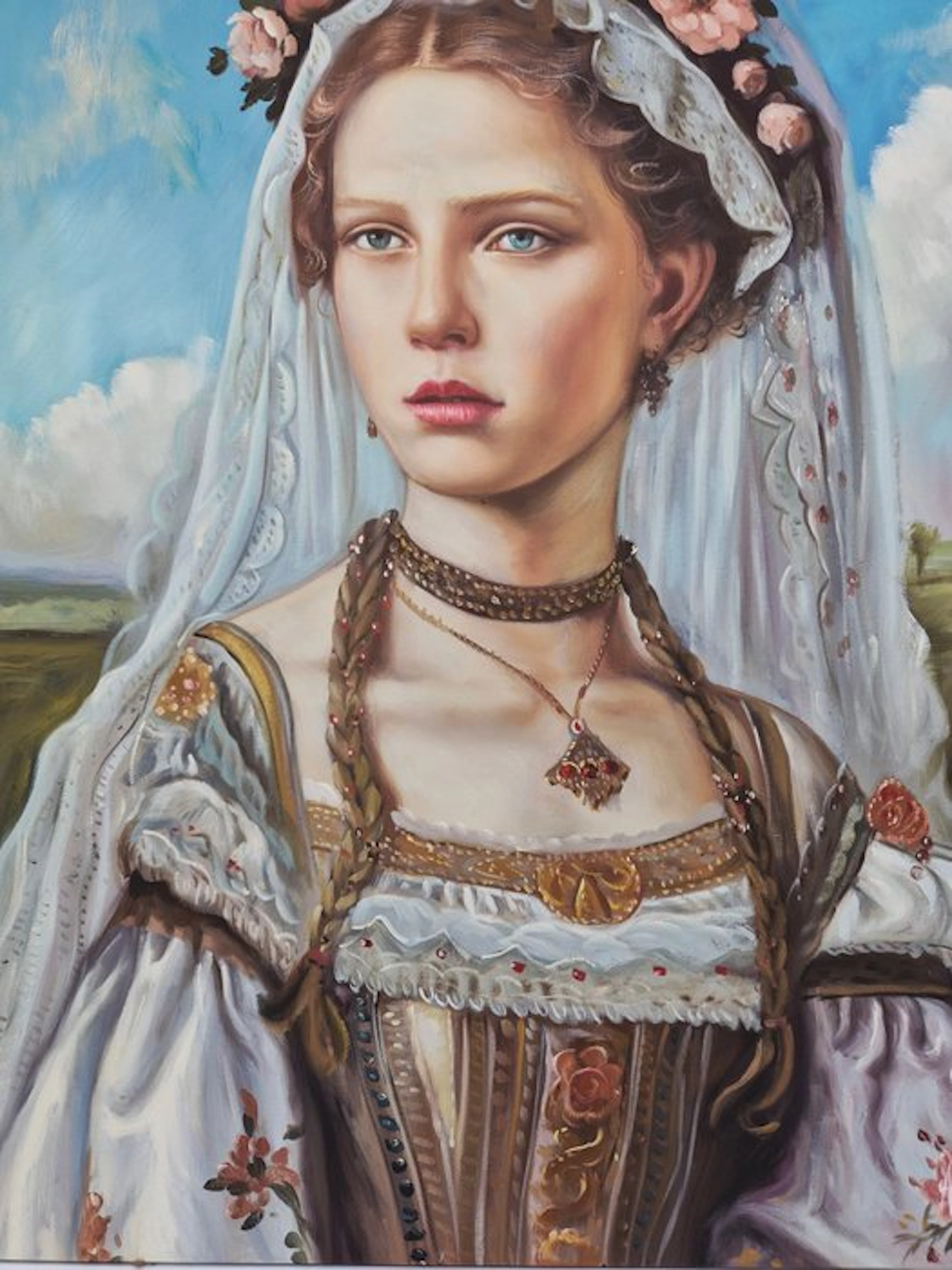 Anne Dias - (100% handpainted !) Lady Marguerite of Unbroken Faith