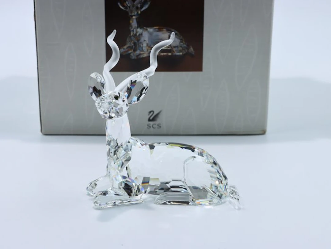 Figure - Swarovski - Jaarstuk 1994 "Koedoe" (Boxed) - Crystal