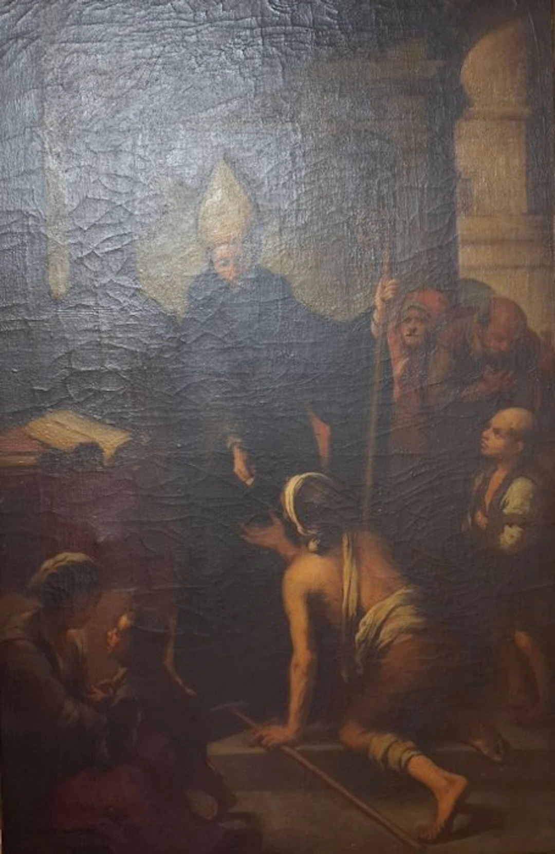 After Bartolomé Esteban Murillo (XVIII) - Santo Tomás de Villanueva