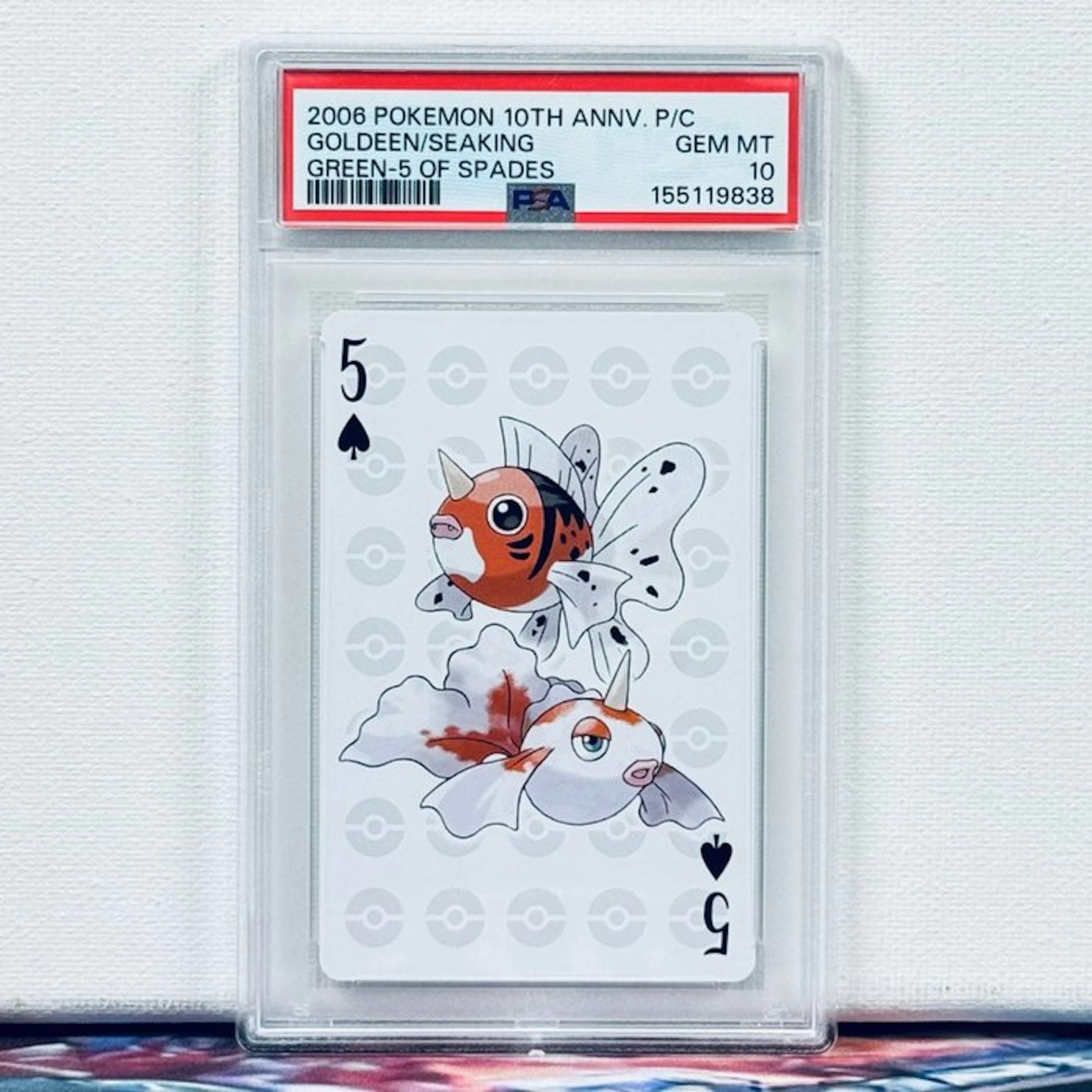 Pokémon Graded card - Goldeen/Seaking 2006 Pokemon 10th Annv