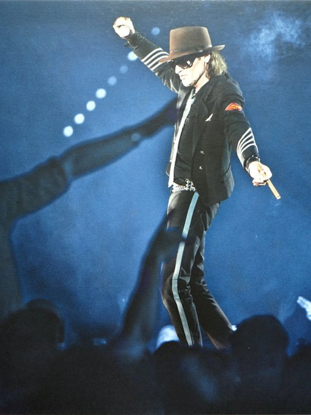Udo Lindenberg (1946) - live in Aktion - XXL - 50x32 cm