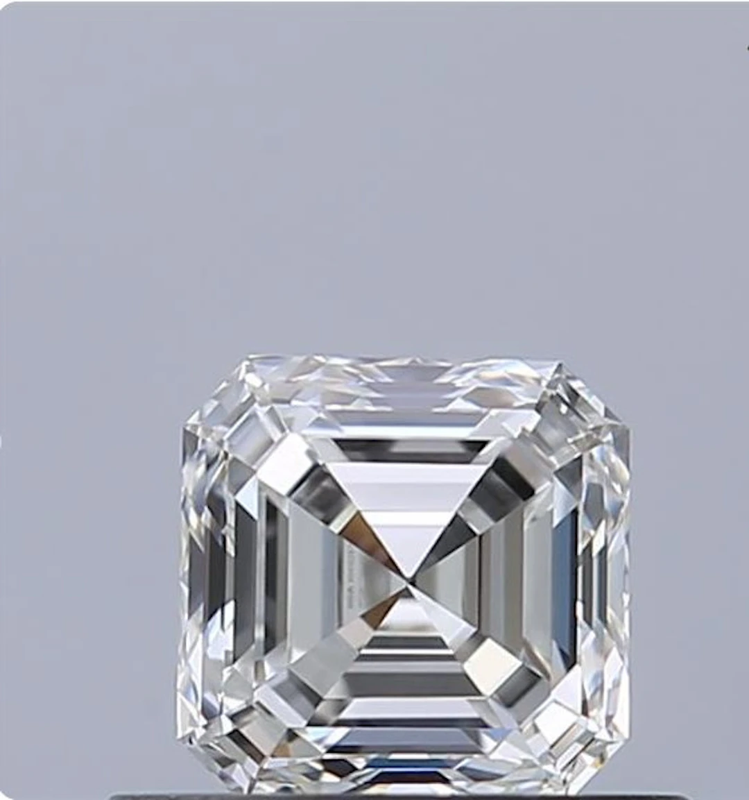 1 pcs Diamond (Natural) - 0.52 ct - Emerald - F - IF...