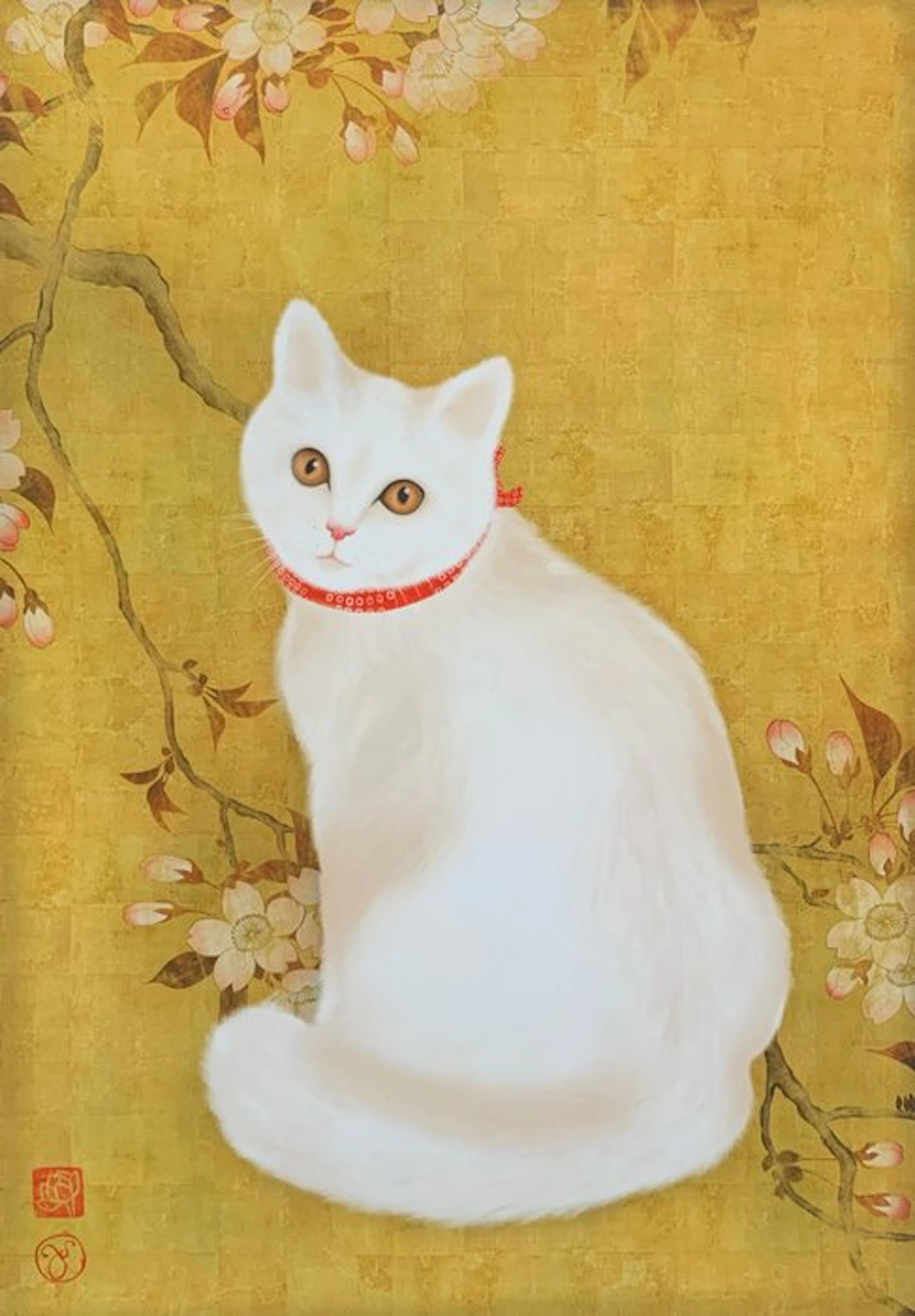 "Shiro neko" - NO RESERVE - Ana Maia - Sweden (No reserve price)
