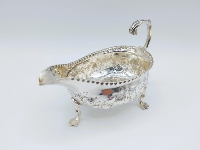 Thomas Wright, Londen - Sauce boat - Silver