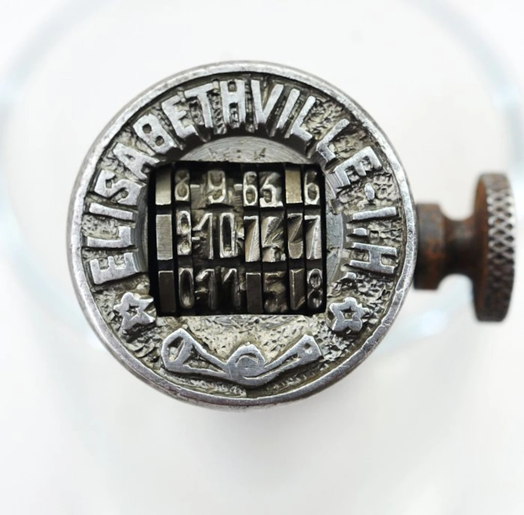 Postmark - Original date stamp Elisabethville I.H. - Belgian Congo
