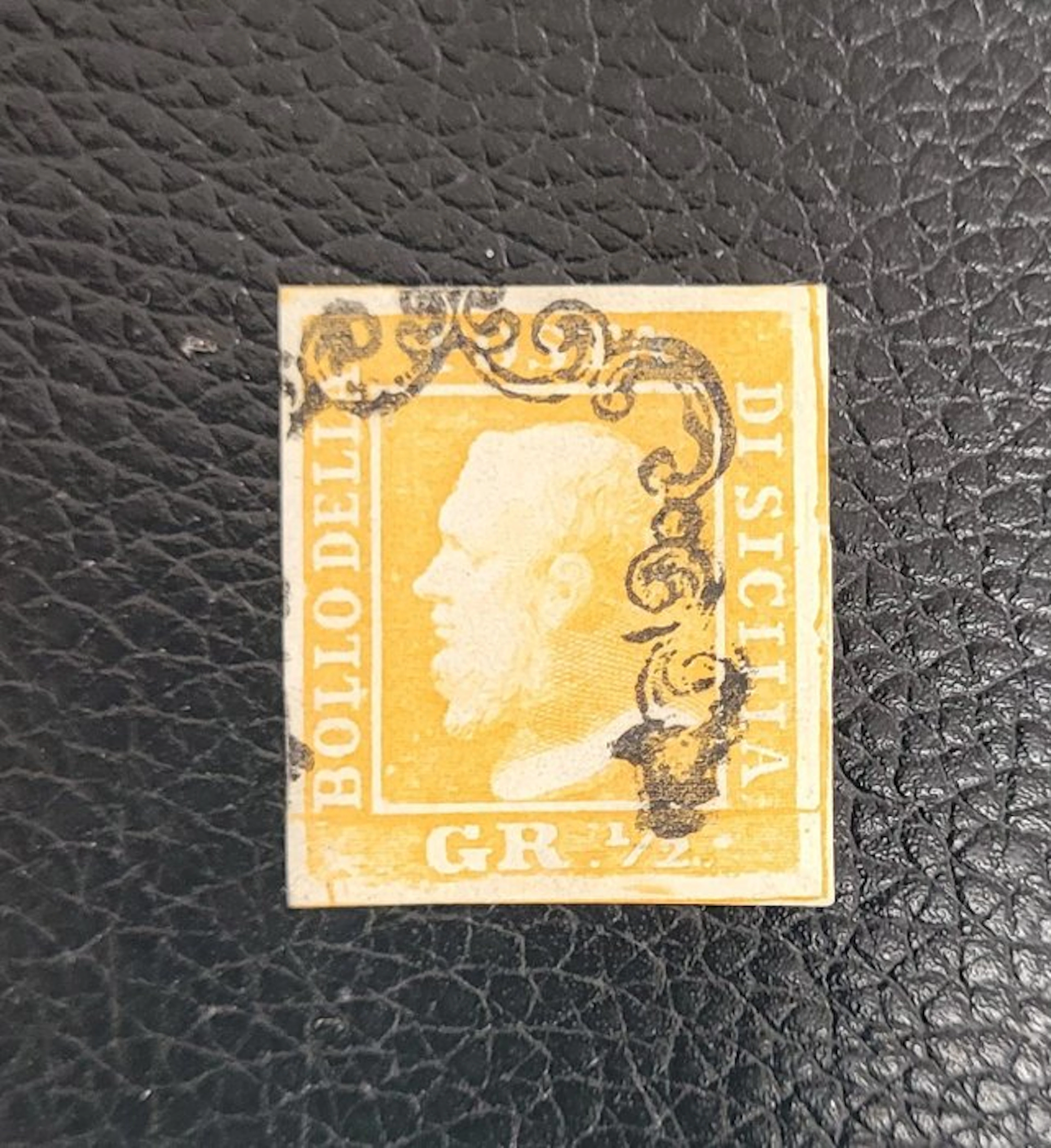 Italian Ancient States - Sicily 1859 - Excellent 1/2 gr